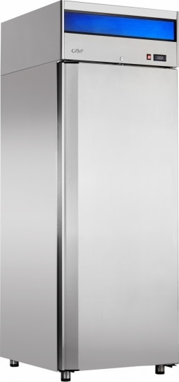 Морозильный шкаф ABAT ШХн-0,5-01 нерж. (верхний агрегат)