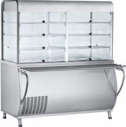 Холодильная витрина-прилавок ABAT ПВВ(Н)-70М-С-НШ